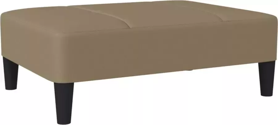 Modern life ModernLife' Voetenbank 78x56x32 cm kunstleer cappuccinokleurig