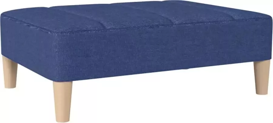 Modern life ModernLife' Voetenbank 78x56x32 cm stof blauw