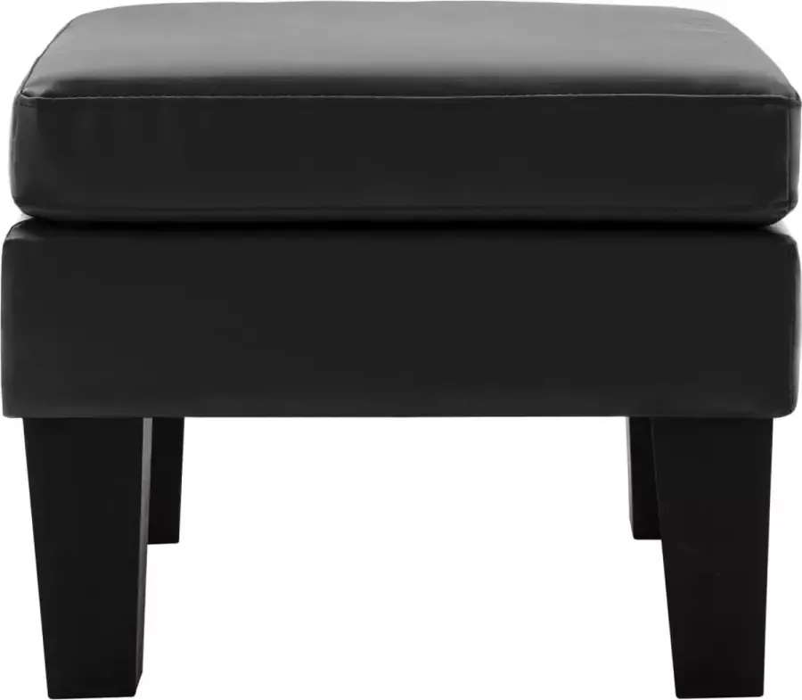 Modern life ModernLife' Voetenbank kunstleer zwart