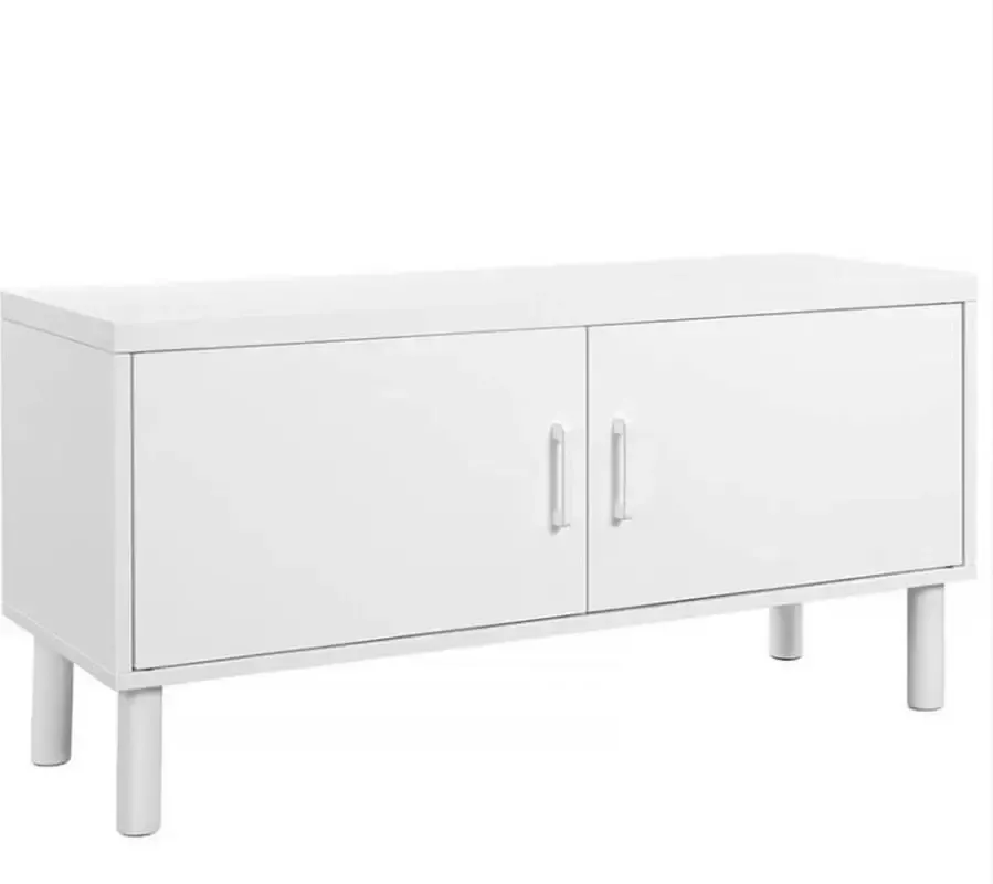 Luxgoods ™ schoenenrek- schoenenbank- schoenenkast -Wit – Modern – 76x38x45- schoenenkast wit