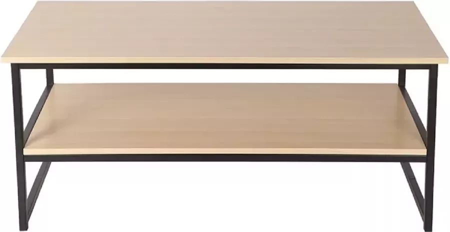 Luxiqo Salontafel Modern Koffietafel Salontafel Eiken Salontafel Rechthoek Salontafel Hout 110x60x45 cm