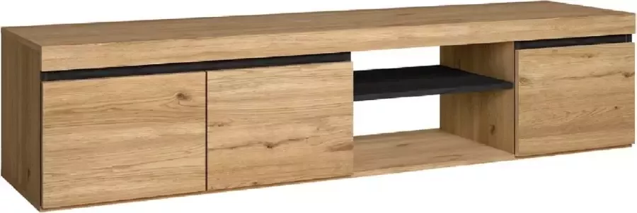 Luxiqo TV Meubel Modern TV Meubel Opbergkast TV Meubel Opbergplanken 160x40x41cm Eiken