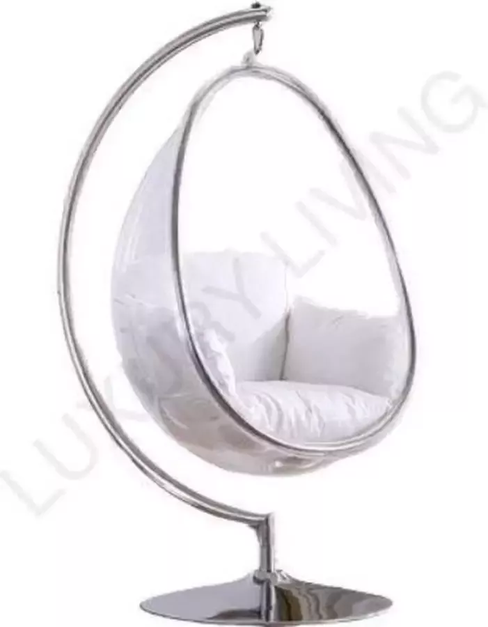 Luxury living Hangstoel Maria Silver