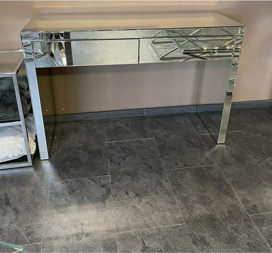 Luxury living Kaptafel spiegel Chroom