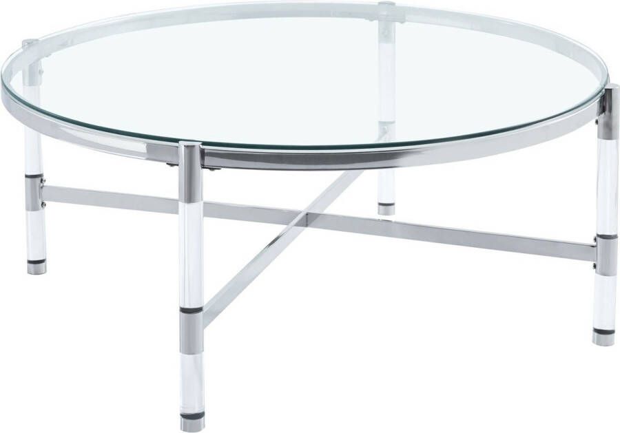 luxury living Sher Salontafel Silver Rond 110Ø