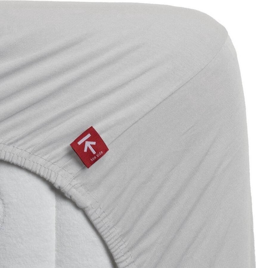 Lycra Fitted Sheet Premium topper lycra jersey hoeslaken grijs 120x200 210 220 (twijfelaar) zeer zacht en comfortabel extra rekbaar topkwaliteit ideale pasvorm optimaal slaapcomfort