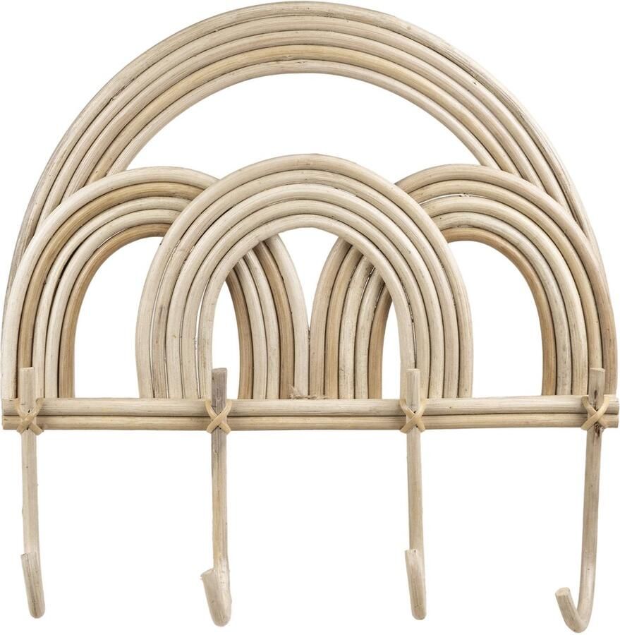 Lyma Living Kapstok Pelangi Kinderkapstok kinderkamer kapstok regenboog kapstok Kinderkapstok haakjes Babykamer Kapstokken babykamer – Bamboe Kapstok Rotan kapstok Wandkapstok Babykameraccessoires Kinderkamer haakjes