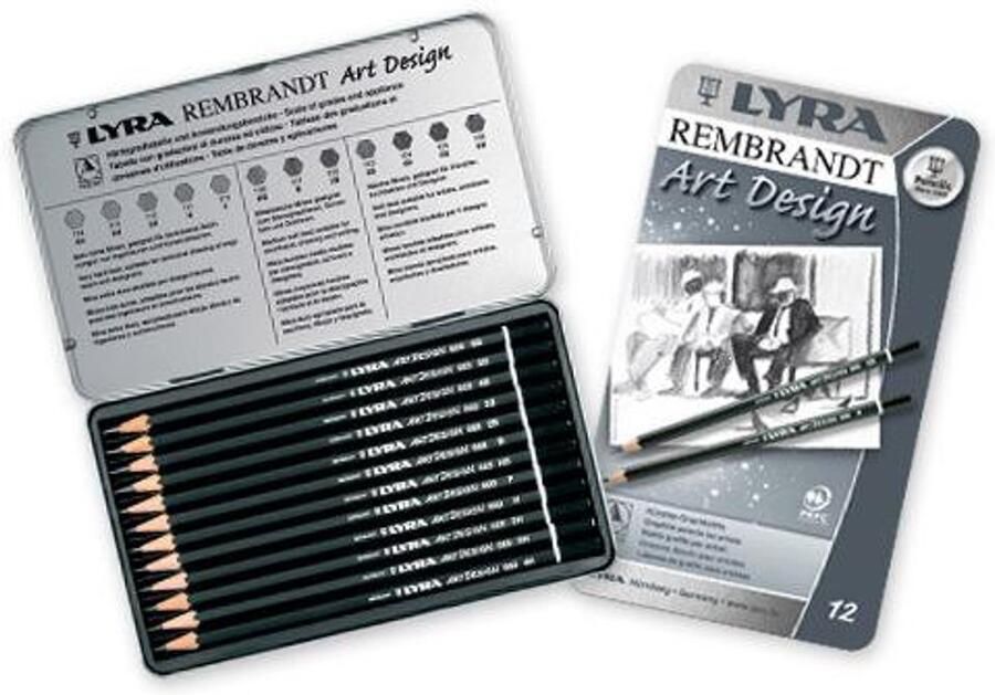 Lyra Matite grafite Art Design B 12 stuk(s)