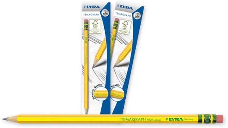Lyra Matite Temagraph 2B 12 stuk(s)
