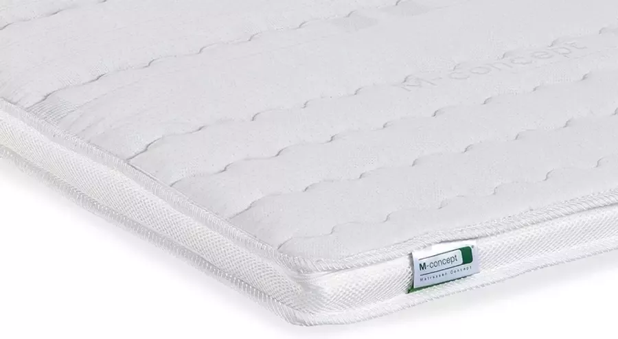 M-Concept Comfort Viscoschuim Topper Topdekmatras 80x220 cm Dikte 7 cm