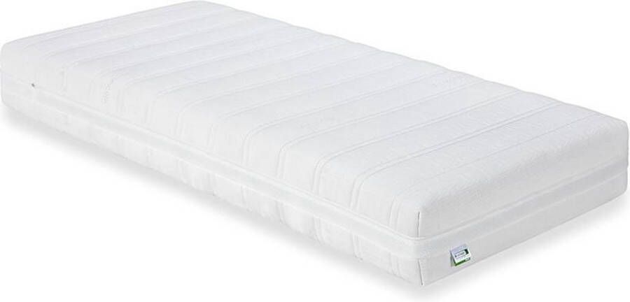 M-Concept Comfort X5000 Pocketvering Matras met Traagschuimlaag 400 Veren p m² 7 Zones 80x220x24 cm