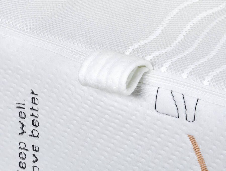 M line Cool Motion 1 100x190 matras Koudschuim Traagschuim Firm 5 comfortzones Antislip laag Aqua Coating Copper Coating - Foto 2