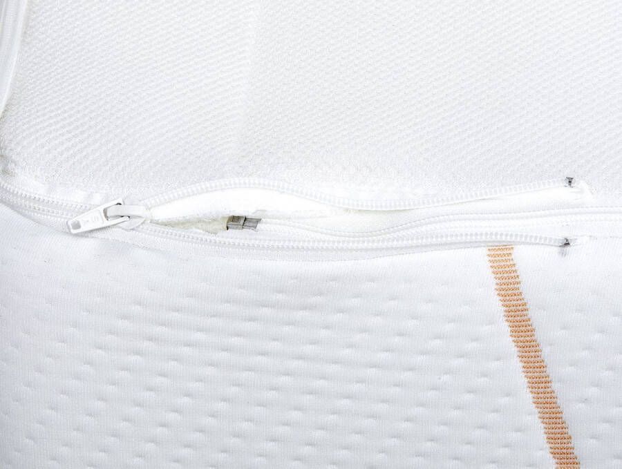 M line Cool Motion 1 140x220 matras Koudschuim Traagschuim Firm 5 comfortzones Antislip laag Aqua Coating Copper Coating