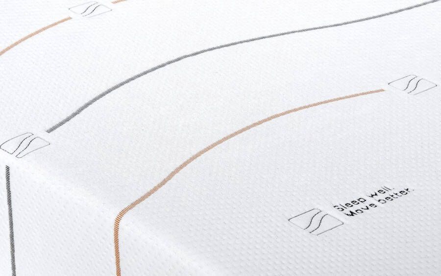 M line Cool Motion 1 90x190 matras Koudschuim Traagschuim Firm 5 comfortzones Antislip laag Aqua Coating Copper Coating - Foto 2