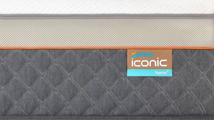 M line Iconic Hero 6 matras 90x220 matras Talalay latex Koudschuim Contour Support 7 comfortzones Firm matras Anti allergeen Anti huisstofmijt 100 dagen omruilgarantie - Foto 2