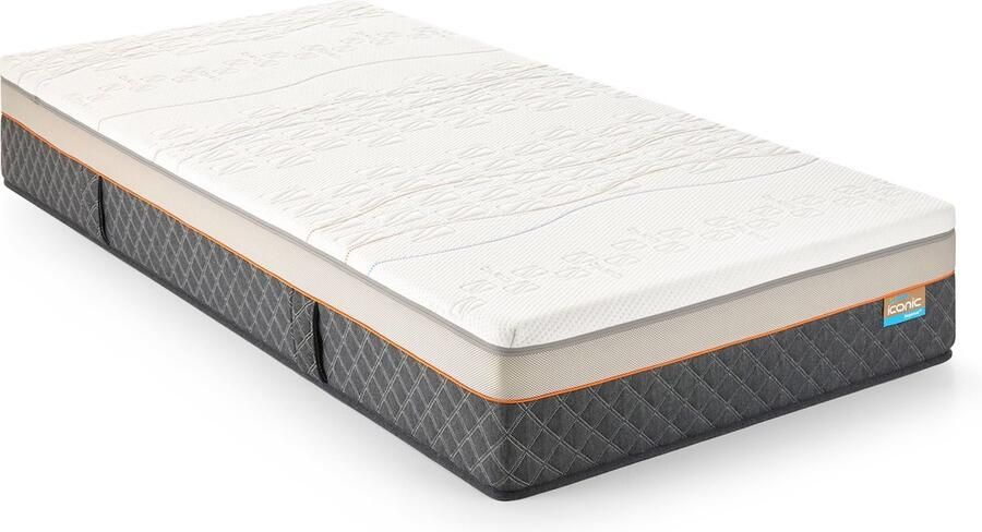 M line Iconic Legend 8 matras 140x200 matras Talalay latex Koudschuim Pocketveer Contour Support 7 comfortzones Firm matras Anti allergeen Anti huisstofmijt 100 dagen omruilgarantie