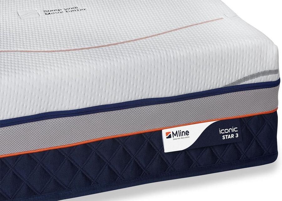 M line Iconic Star 3 matras 200 x 80 cm