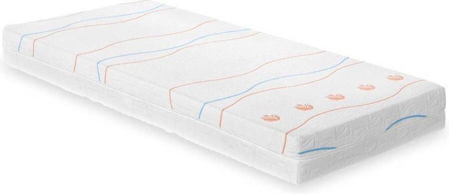 M line TeamNL 70x200 matras Traagschuim en Koudschuim matras Omdraaibaar matras met harde en zachte kant Ontwikkeld met topsporters Gebruikt met de Olympische Spelen 5 comfortzones