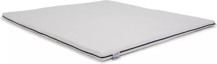 M line Wave topper 80 x 200 Topdekmatras Aircomfort laag Omdraaibare hardheid zacht & hard Anti allergeen Ademende topper Afritsbare en wasbare tijk - Foto 2