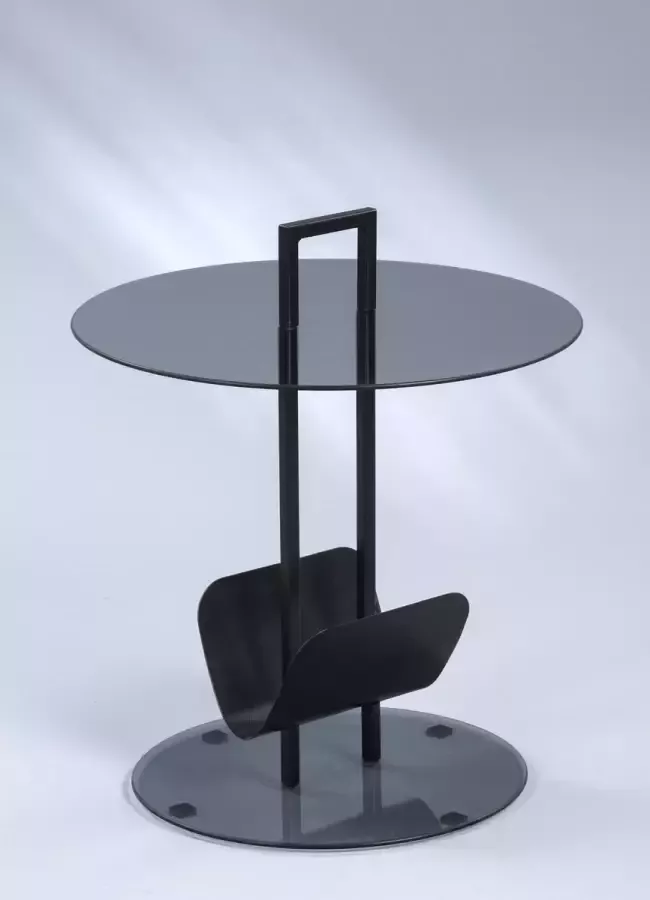 M2 Kollektion Hanko Glazen Bijzettafel Rond