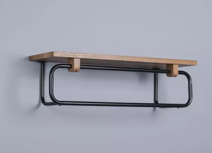 M2 Kollektion Kapstok Hongkong Wandkapstok met Plank