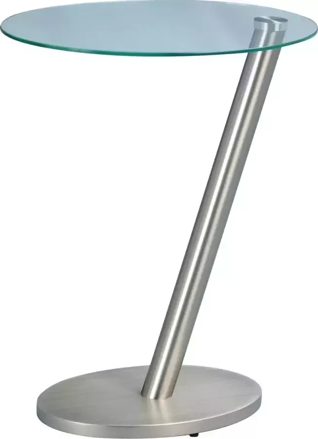 M2 Kollektion Onda Transparant Glazen Bijzettafel Ovaal - Foto 2