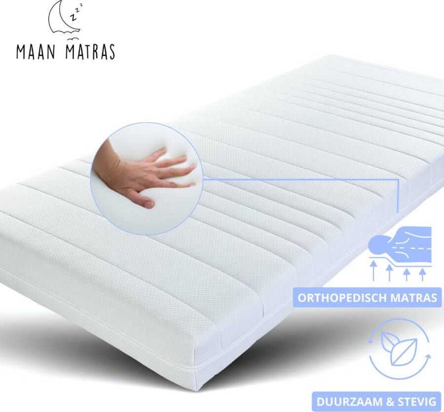 Maan matras 160 x 200 cm Hybrid Pocketvering 7 Comfortzones 25 cm dikte Matras van hotel kwaliteit Gratis retourneren Duurzaam Anti bacterieel Ergonomisch & Hygiënisch - Foto 2