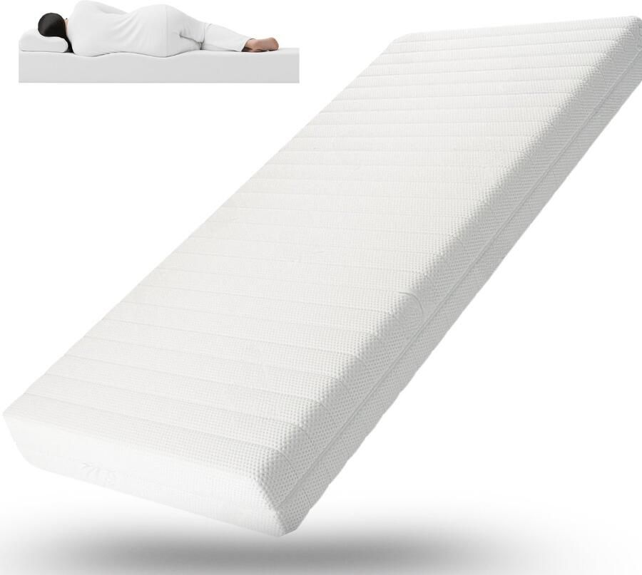 Maan matras 90x200 14cm dik Hr koudschuim Afneembare tijk wasbaar 90 x 200 cm Koudschuim - Foto 2