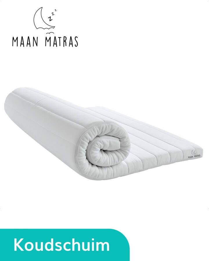 Maan matras Topper 80x200 HR koudschuim 2-Pers Topdekmatras- matrashoes met rits Antibacterieel 4 Seizoenen Hotel kwaliteit 7 CM