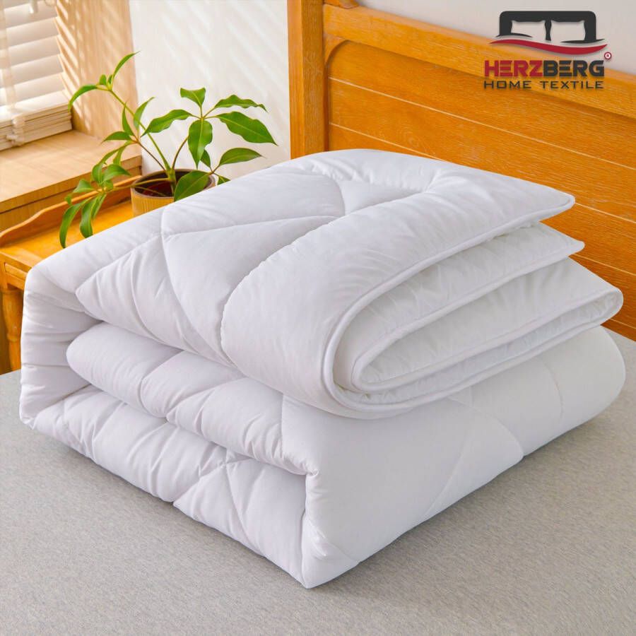 MaatShopXL Hezberg Textile Herzberg Hg-24267Wd: 4 Sterren Kwaliteit Wit Dekbed 240X200Cm - Foto 2