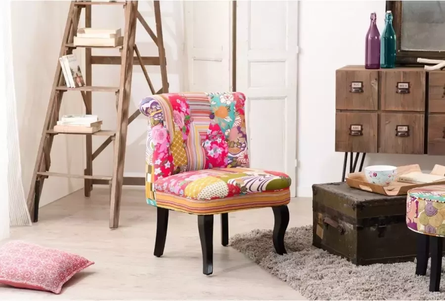 Macabane ARTHUR Betty fauteuil bohemian stof 58x63x75cm