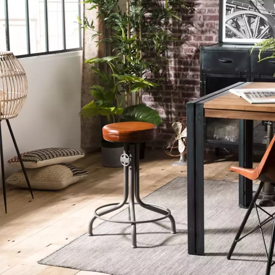 Macabane ROBIN Industriële kruk 43x43x60cm