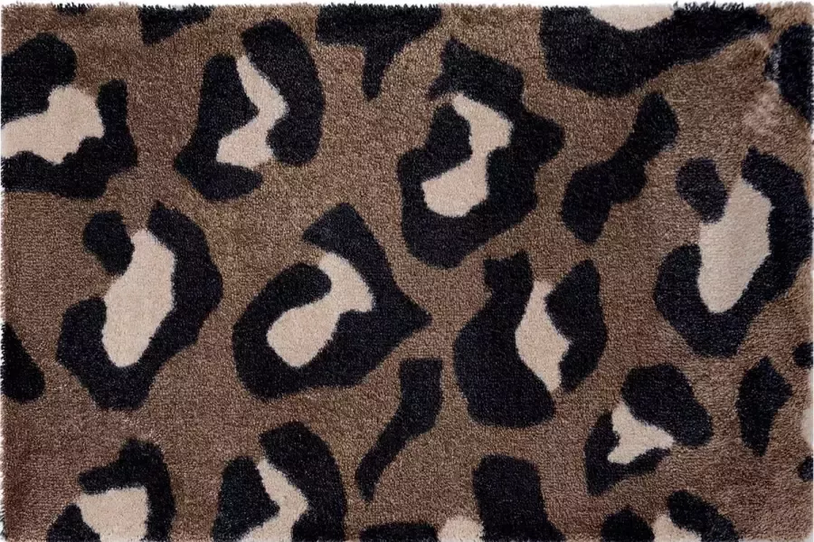 Mad About Mats Joy deurmat badmat luipaard droogloop wasbaar 50x75cm