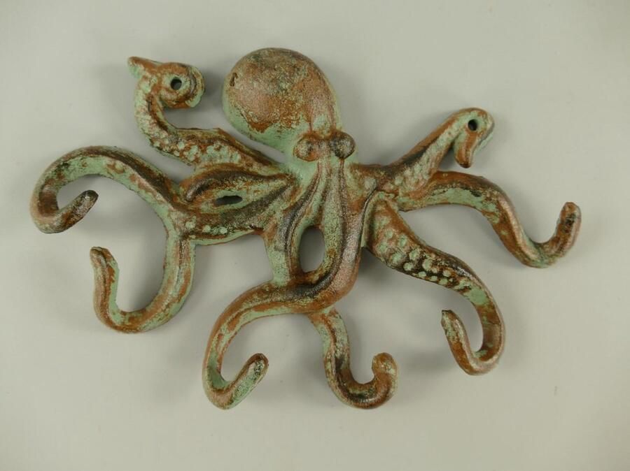 MadDeco metaal kapstok octopus 6 haken