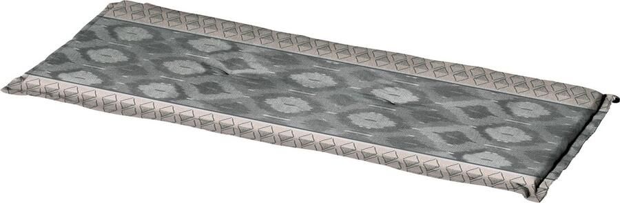 Madison Bankkussen Ikatin Grey 150x48cm Grijs Tuinbank Kussen Buitenbank Tuinkussen