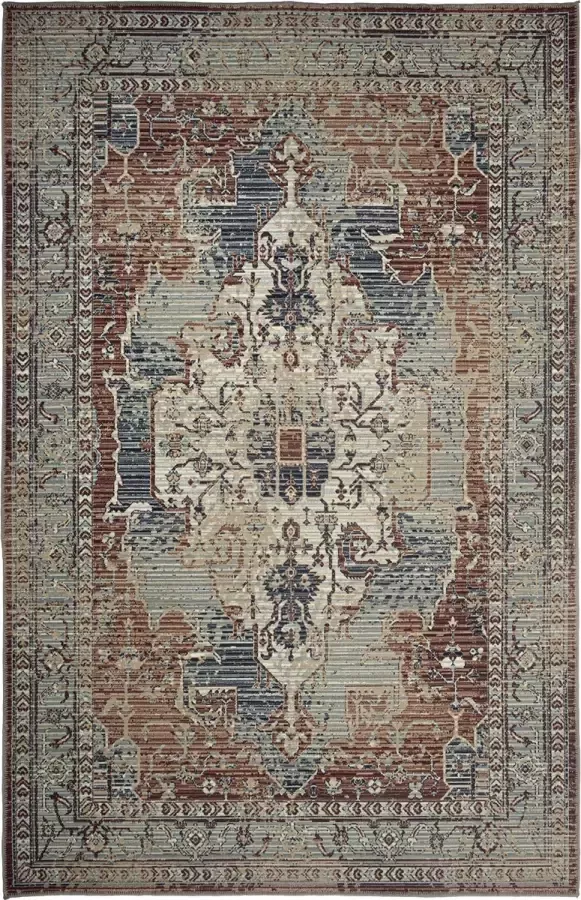 Madival Perzisch tapijt Mintgroen Terracotta Babajaun 200 x 300 cm