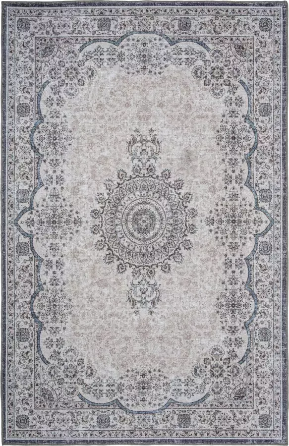 Madival Perzisch Tapijt Ofeila Crème Vintage met Oosterse motieven 160 x 230 cm