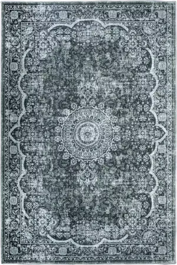 Madival Vintage Vloerkleed ''Hawk'' 160 x 230 cm Groen