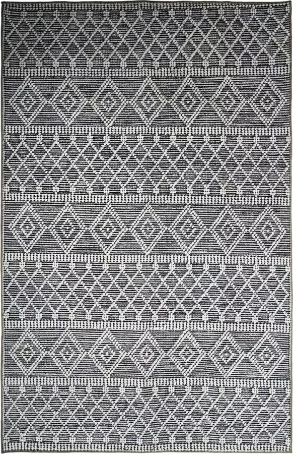 Madival Vintage vloerkleed kelim Nyle vloerkleed Grijs 200 x 290 cm