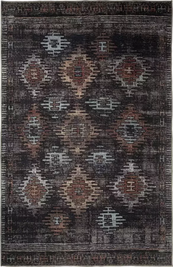 Madival Vintage Vloerkleed Last Legion Perzisch Tapijt Grijs Bruin Multi 200x290 cm