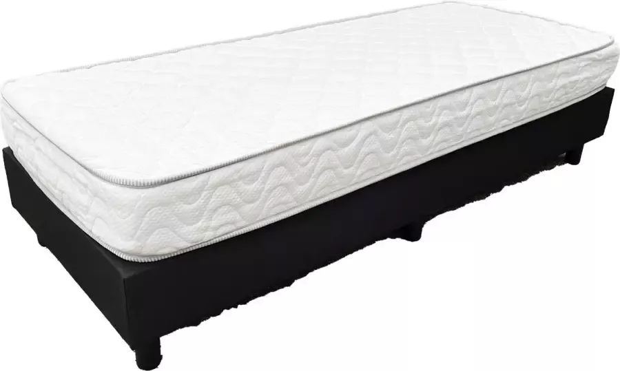 Magazijnenverkoop.nl Complete boxspring 80x200cm Incl. hoogwaardig pocketvering matras - Foto 2