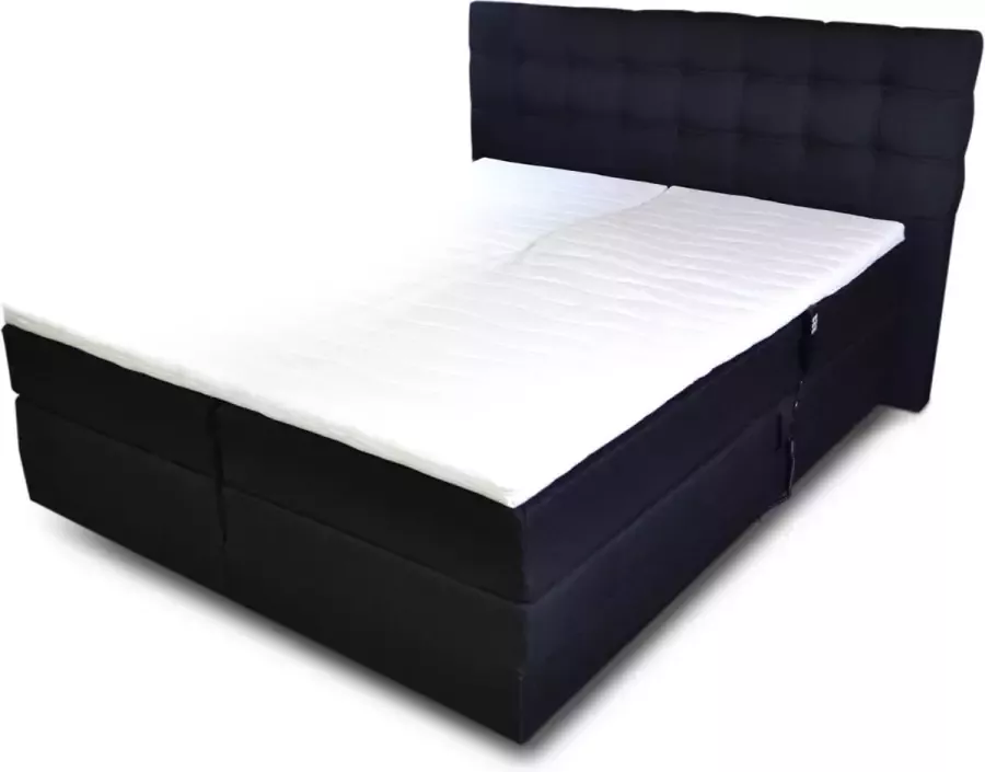 Magazijnenverkoop.nl Elektrische boxspring Bjornsson 180x210 antraciet elektrisch verstelbaar