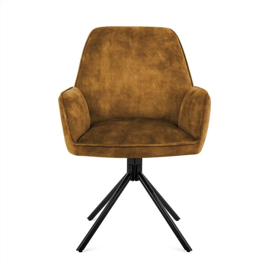 Benoa Noah Eetkamerstoel Cognac (set van 2)