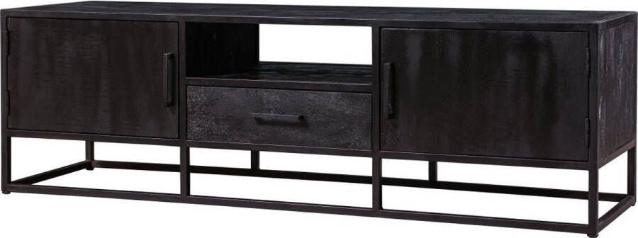 Mahom Mangohouten TV Meubel Florence 165 cm Industrieel TV Meubel van Mangohout & Metaal Industriële TV Meubel