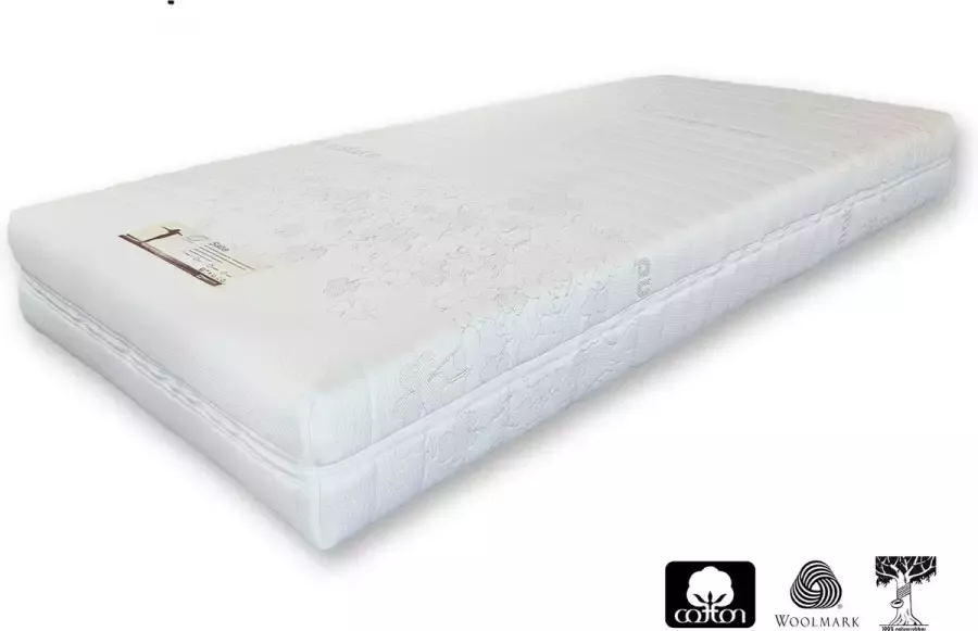 Mahoton Matras Pure Nature Saba Natuurrubber Medium 140x200 cm