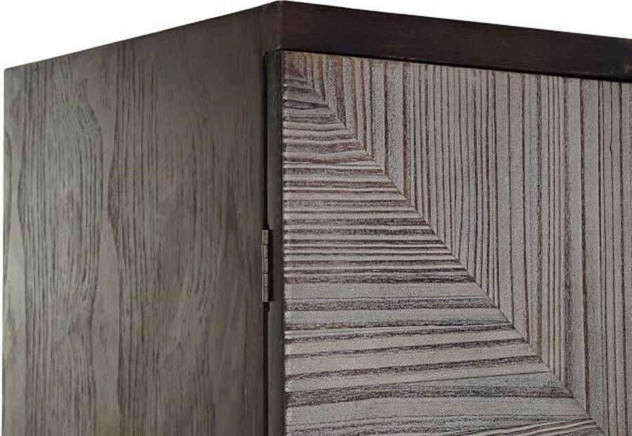 Maison de france Boekenkast closet spruce mdf 86x41x181 aged light brown bruin