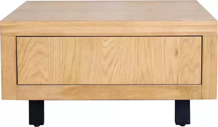 Maison de france Fort Bijzettafel 70x70x36 cm FOST001NAT