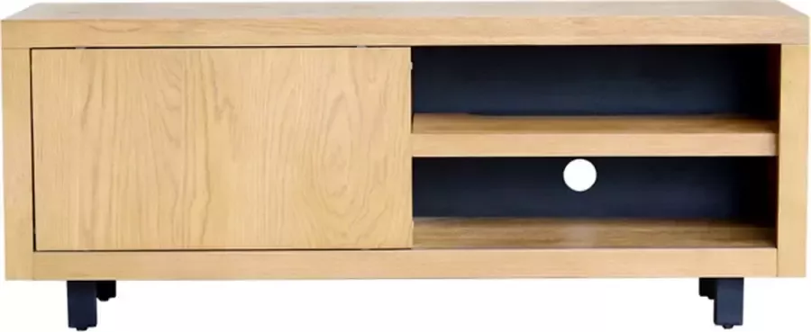 Maison de france Fort collection tv unit 1 sliding door (natural) 140x40x56-fotv003nat