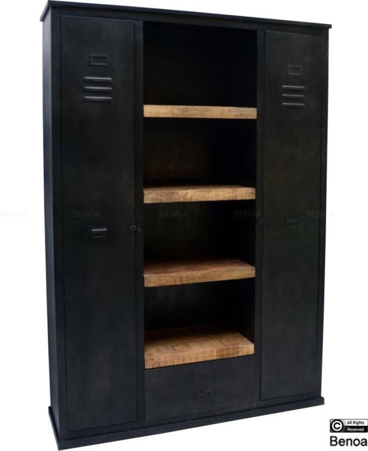 maison de france Kast lynn mangohout naturel 140 x 43 x 20(h) cm