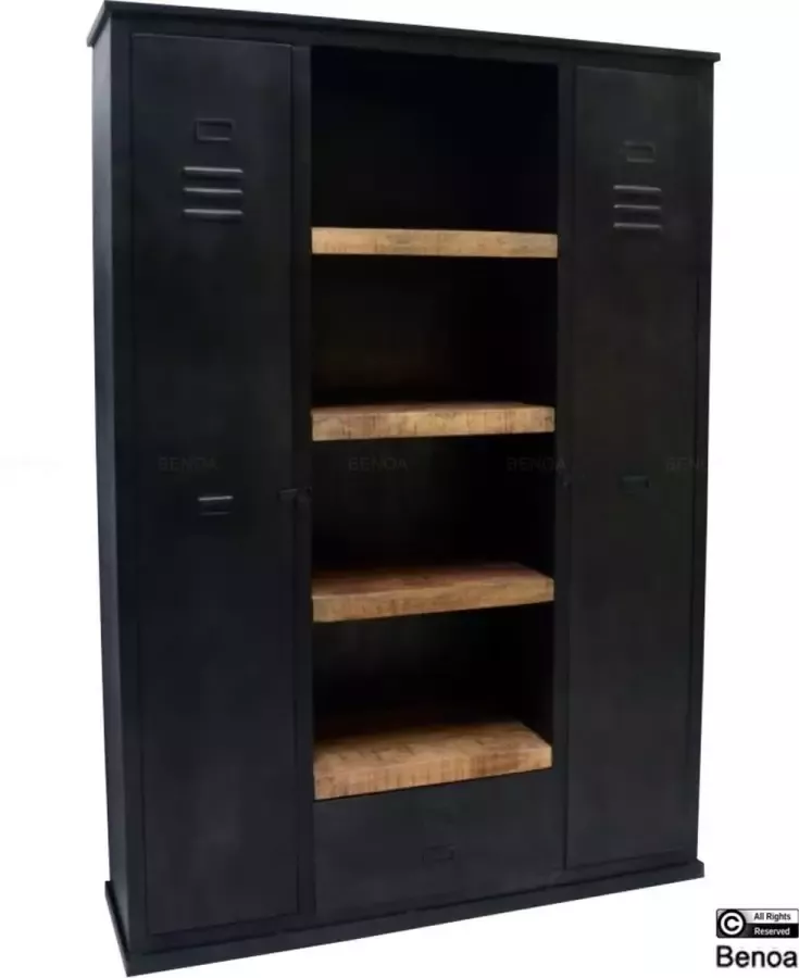 Maison de france Kast lynn mangohout naturel 140 x 43 x 20(h) cm